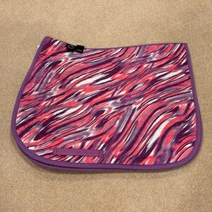 Dover Saddlery Purple/Pink Saddle Pad